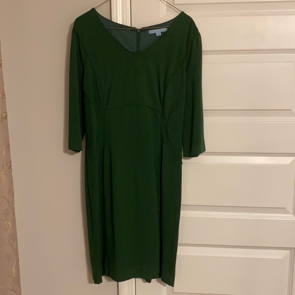 Nice for work or evening out Antonio Melani green dress